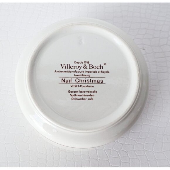 Vintage Villeroy and Boch Trinket Box Signed Laplau Design Naif Candy Dish - Picture 5 of 5